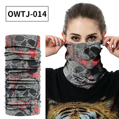 bike face mask 014 Многофункциональная велосипедная маска эластичные дышащие велосипедные головки шарф MTB велосипед Солнцезащитная спортивная повязка на голову велосипедная маска для бега - Цвет: bike face mask 014