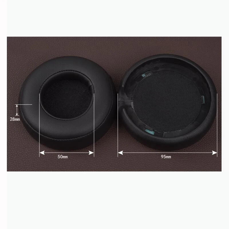 2pcs/pairs Leather Headphone Foam For Monster Beats by dre pro headset ear pads Sponge cushion Earbud Replacement Covers enlarge