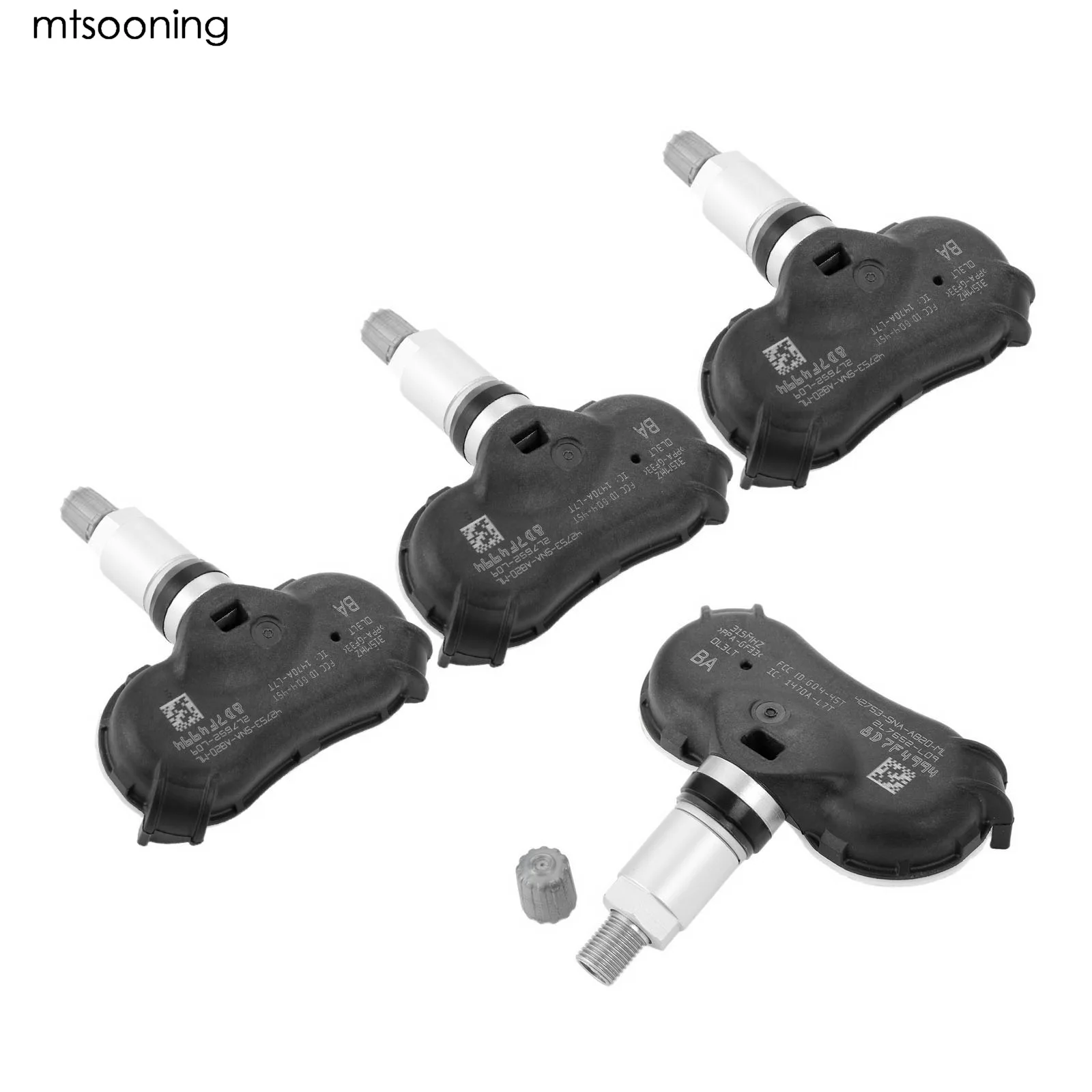 Mtsooning 4 шт. датчик давления в шинах 42753 SNA A820 315 МГц для 2008 2009 2010 2011 2012 2013 2014 Honda Ridgeline