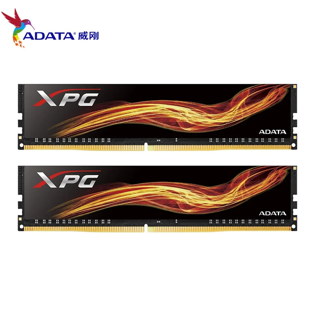 ADATA XPG пламя DDR4 8 Гб 2400 МГц CL16 PC4-19200 U-DIMM один пакет памяти ПК настольный ОЗУ(ax4u240038g16-s BF