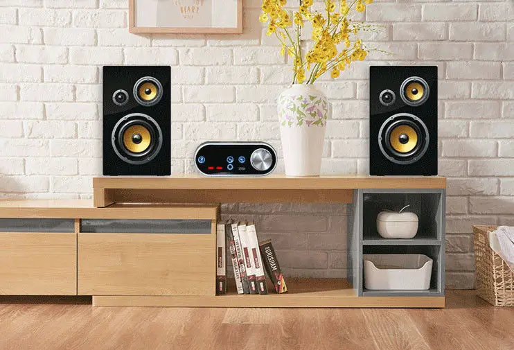 Bluetooth 5 0 HiFi усилитель мощности класса D аудио Tpa3116 цифровой Amp USB звуковая карта AUX 50