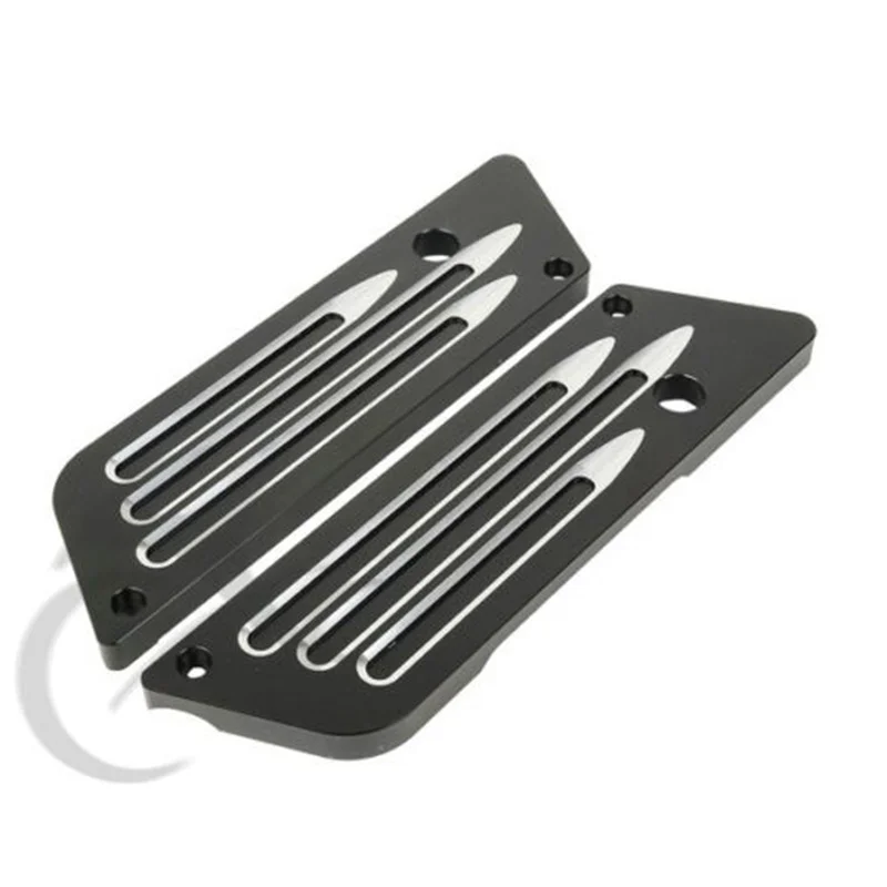 Черная/хромированная Твердая Сумка для мотоцикла с ЧПУ седельная сумка набор