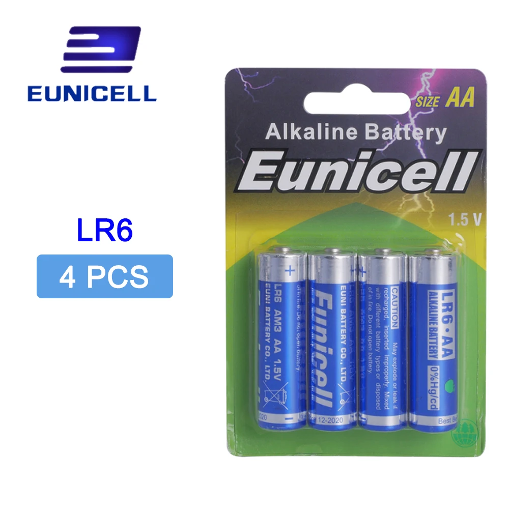 4 шт./лот батарейки AA R6P LR6 1 5 в щелочные первичные и сухие 2A для радиокамеры игрушек
