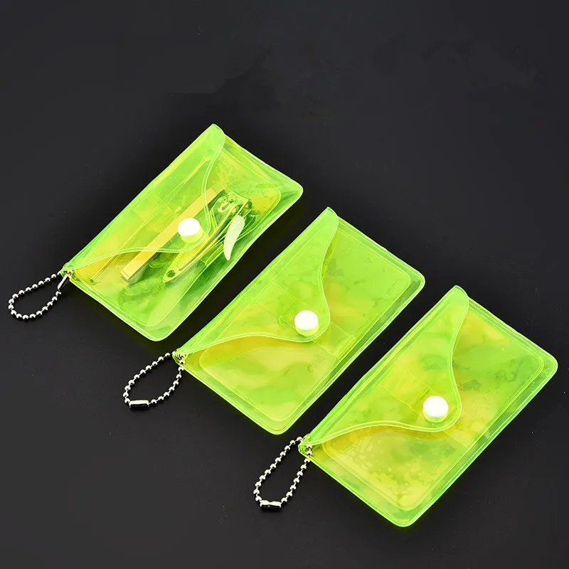 500 шт./лот ПВХ упаковочный пакет кисть карман для кнопки резки ногтей | Дом и сад