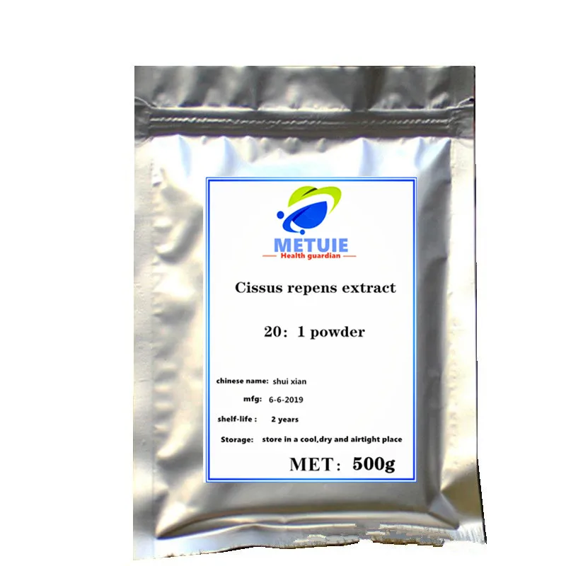 500g Cissus восстанавливает экстракт порошка здоровый фестиваль блеск гель для тела лица драгоценные камни лечение перелома неправильной менструации protien - Цвет: 500g