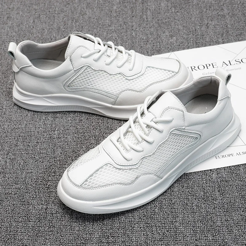 

Men Casual Shoes Breathable Light Flats Shoes Leather Loafers Men Driving Shoes Comfortable Handmade Male Adult Sapato Masculino