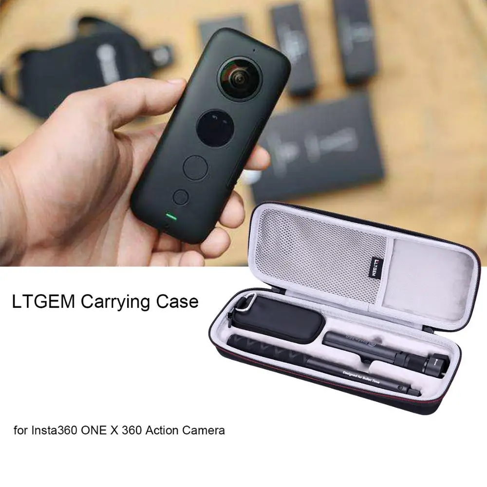 LTGEM EVA черный Жесткий Чехол для Insta360 ONE X 360|Сумки фото-/видеокамеры| |
