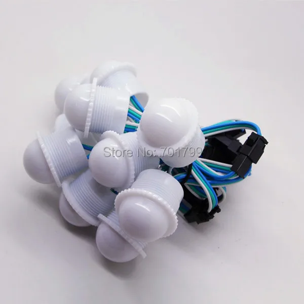 Светодиодный пиксельный модуль WS2811 26 мм 3 светодиода 5050 SMD RGB вход 12 В постоянного