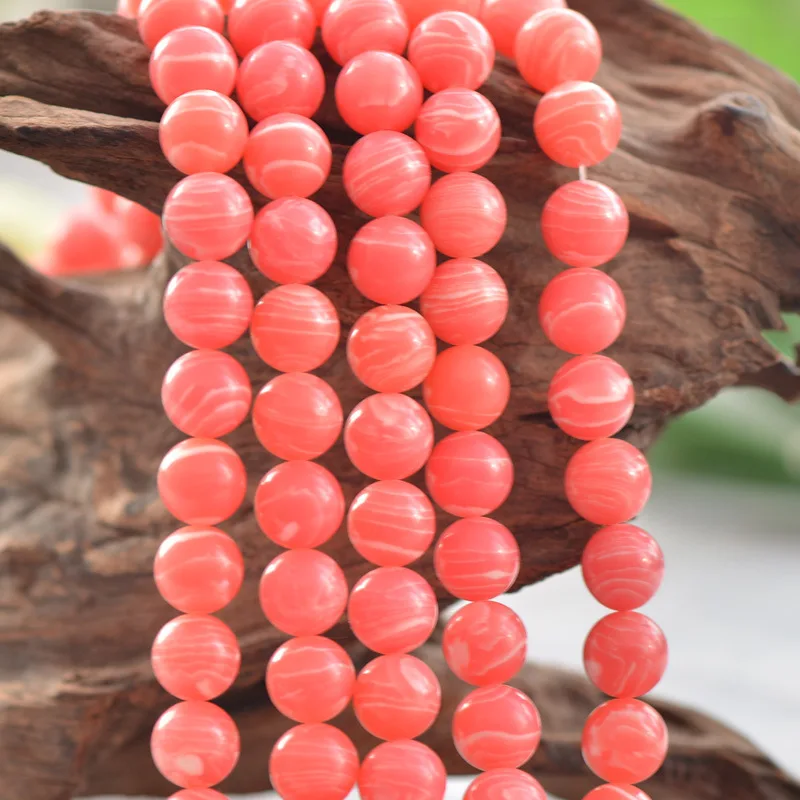 Wang imitation pearl jewelry Rhodochrosite loose beads wholesale DIY hand-beaded semi-finished products factory direct | Электроника