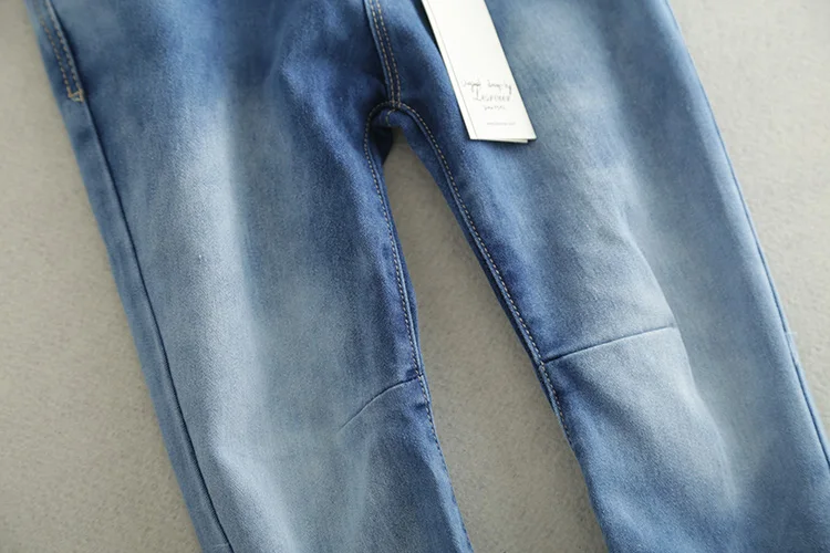 Новое поступление облегающие джинсы для маленьких мальчиков и девочек детские