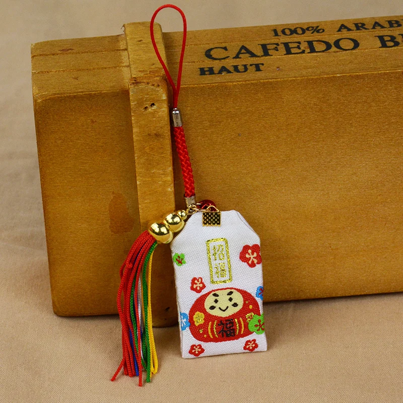 JapaneseFortune DaMo Guard Lucky украшение для телефона подвесная сумка ключей Charm llaveros|Брелоки|