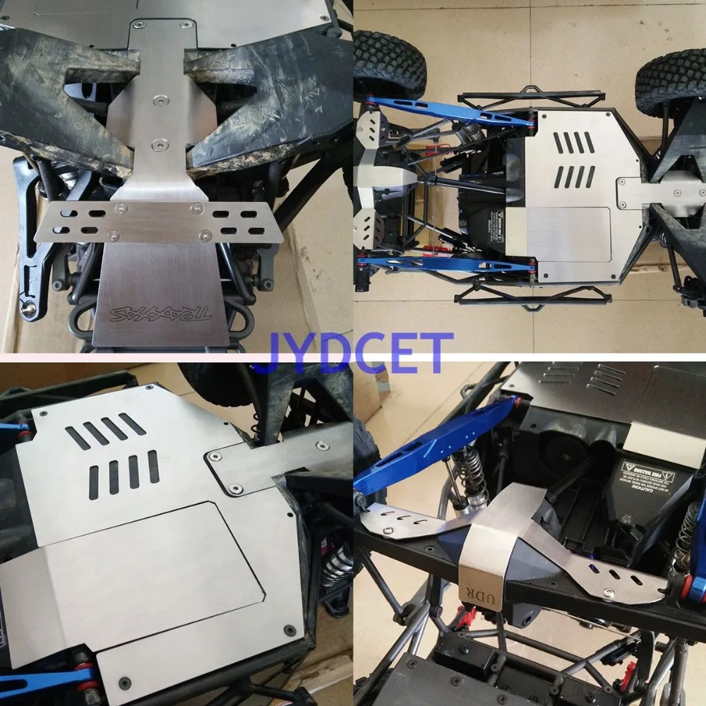 

UDRPA Stainless Steel Skid Plate Chassis For RC Model 1/7 TRAXXAS Unlimited Desert Racer UDR