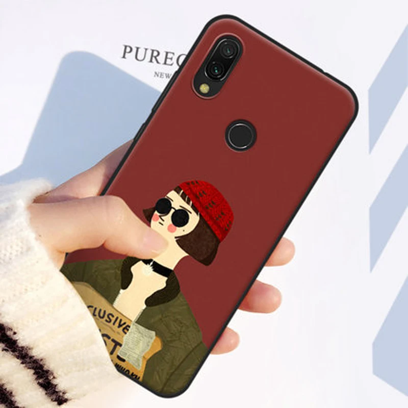 Чехол-накладка для xiaomi Redmi 7 мягкий силиконовый чехол-накладка с рисунком Леона |