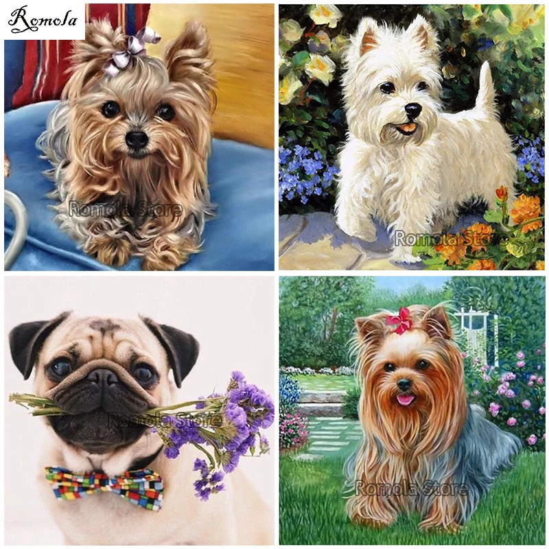 Украшение для дома с изображением собаки животных алмазная картина 5D сделай сам