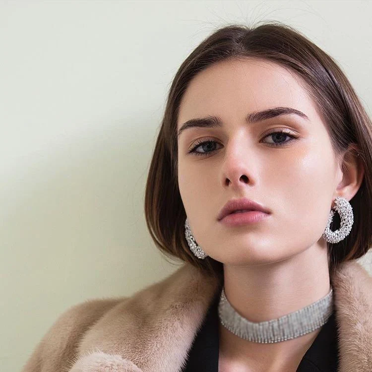 JaneKelly Дизайн роскошные популярные геометрия знаменитый Claw и серьги из никогда не