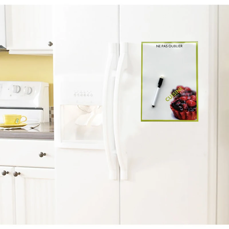 The cake printed Dry Erase Flexible Magnetic Whiteboard/Message board/Memo Pad/Dialog Box Magnet | Дом и сад