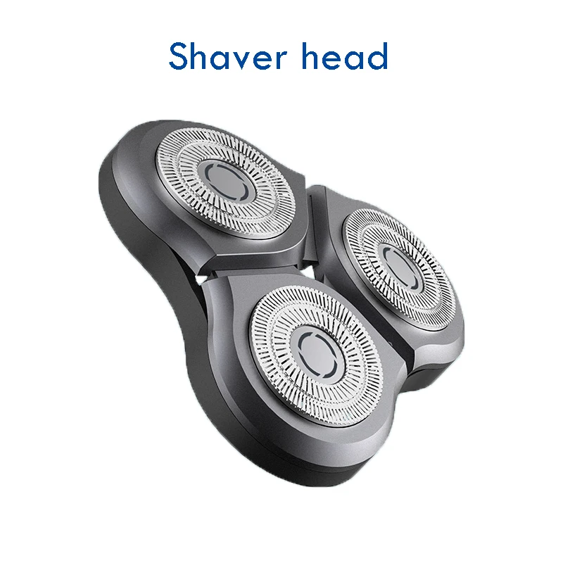 Only shaver head Оригинальная бритва для электробритва Xiaomi Mijia, 360 градусов, поплавок для бритья, 3 головки, гибкое сухое влажное бритье, моющееся основное-суб двойное лезвие - Цвет: Only shaver head