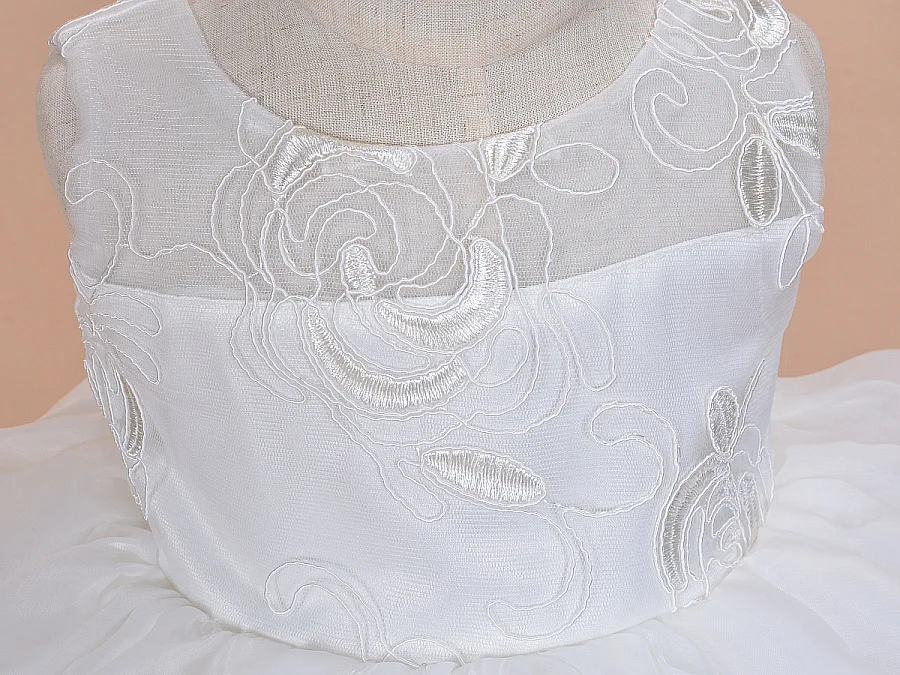 Платье-пачка для девочек на крестины высокое качество платья новорожденных