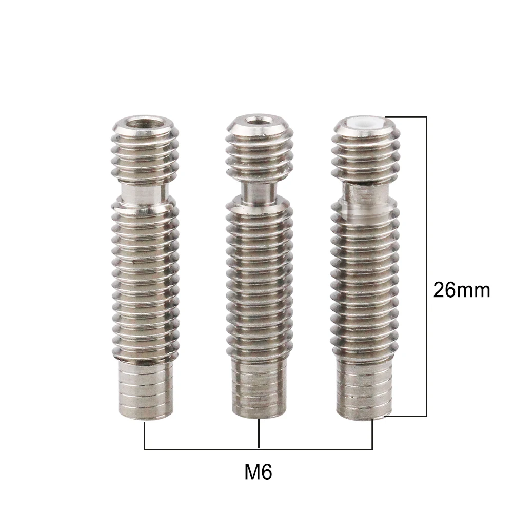 Термостойкая горловина TC4 из нержавеющей стали E3D титанового сплава M6 Hotend для