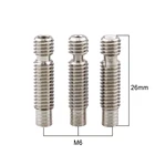 Термостойкая горловина TC4 из нержавеющей стали E3D из титанового сплава M6 M6, горловина Hotend для полностью металлического удаленного подачи 1,75 мм