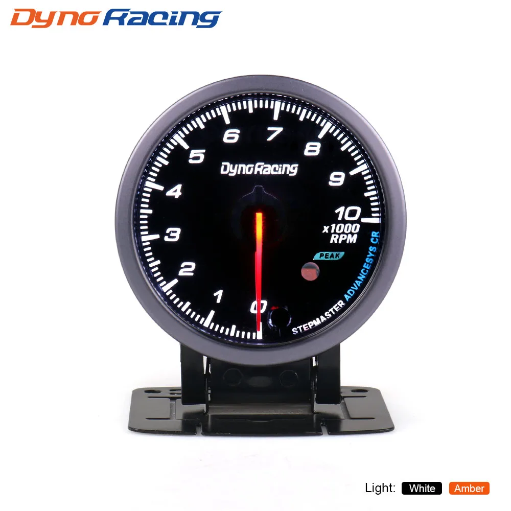 Tachometer Dynoracing 2,5 ''60 мм белый/янтарный свет давление масла Температура воды Температура масла напряжение турбо Boost выхлопной газа датчик температуры автомобиля - Цвет: Tachometer