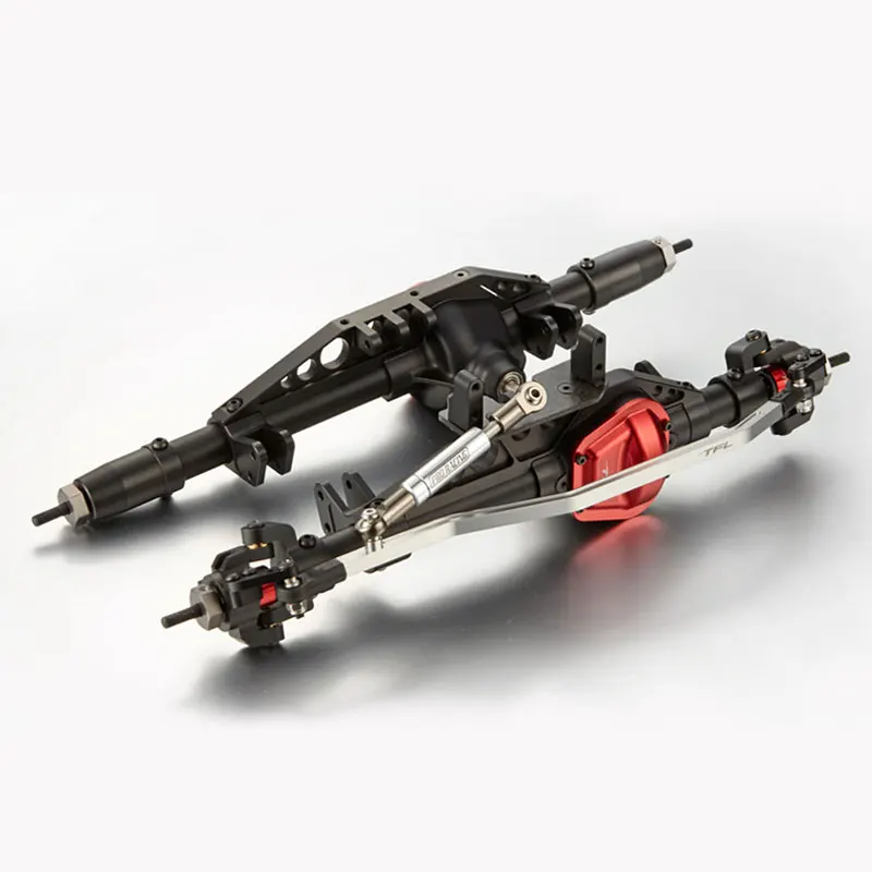 Black TFL axle D1RC 1:10 RC Гусеничный в разобранном виде комплект дистанционного управления альпинистская машина лучше, чем TRX4 SCX10 D90 - Цвет: Black TFL axle