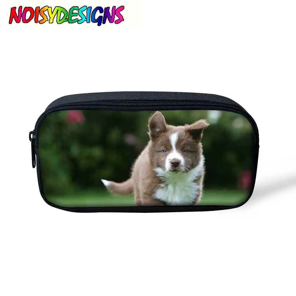 Border Collie пенал для мальчиков школьные принадлежности Kawaii карандашей Аниме Супер