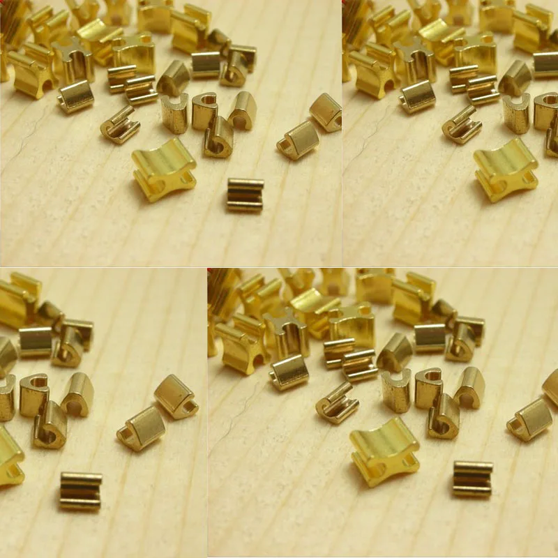 5# Golden Zipper stoper and Zipper bottom make of copper AAA Top quality