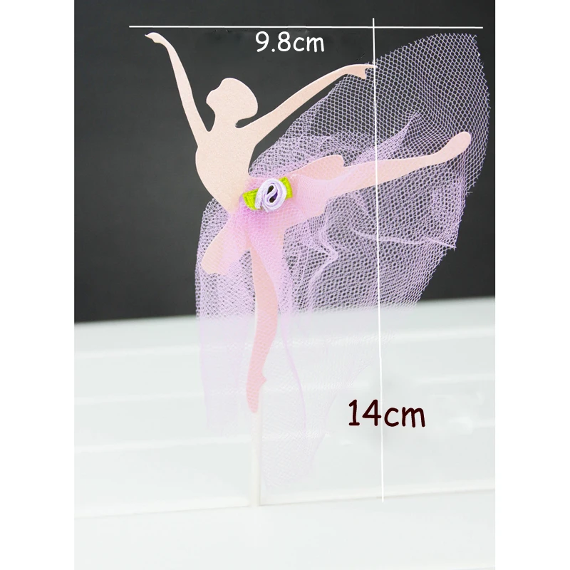 Dancing Girl Cupcake Toppers Cake Decor For Wedding Baby Shower Girls' Birthday Party Supplies | Дом и сад