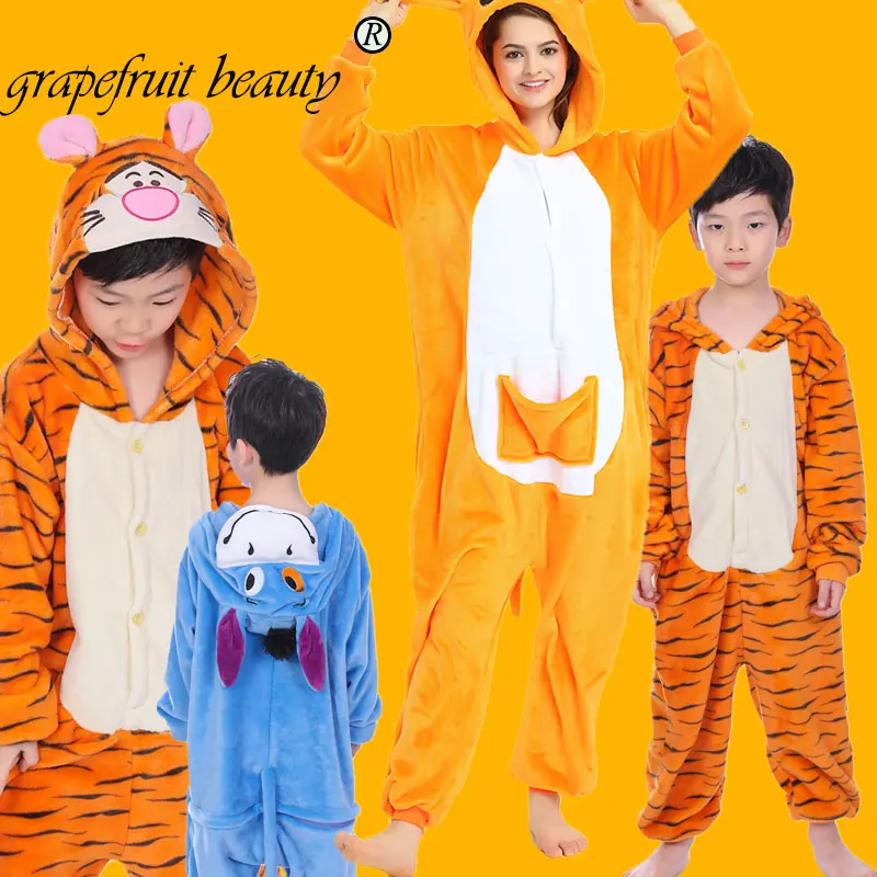 Комбинезон с животными Пижама покемонами фланелевый костюм картона для косплея