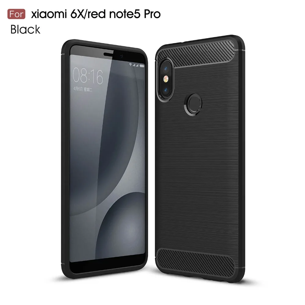 Тонкий защитный чехол для Xiaomi Redmi Note 5 Pro двойная камера AI 32 ГБ 64 ударопрочный