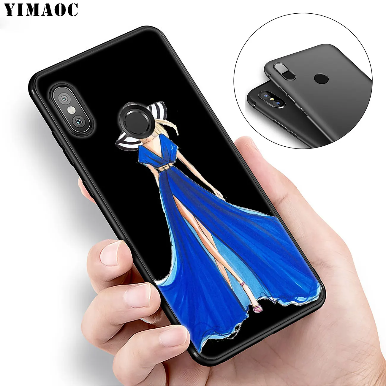 Мягкий силиконовый чехол для Xiaomi Redmi K20 Pro 6A 7A Note 8 7 5 6 Mi | Мобильные телефоны и