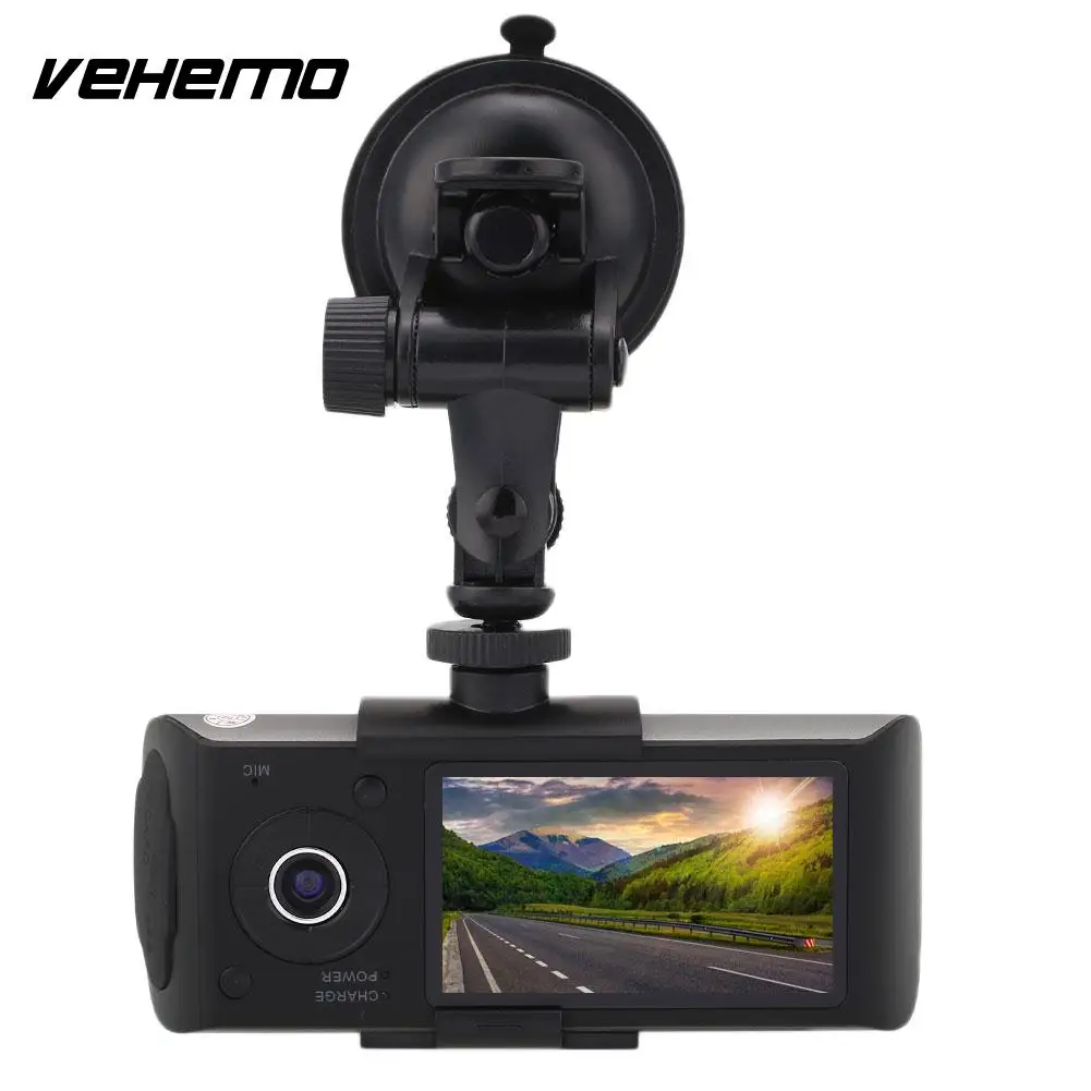 Автомобильная камера Dash Cam X3000/R300 с двумя объективами авто Ван HD 1080P Автомобильный