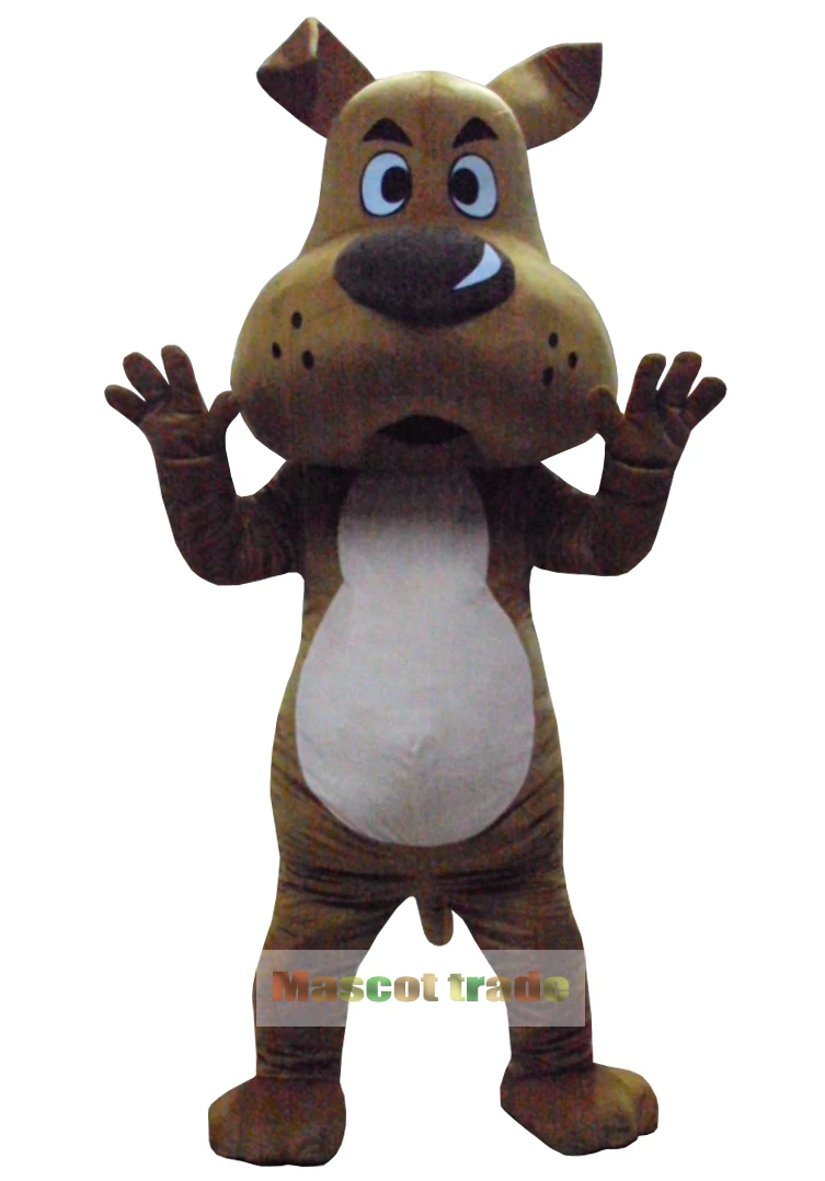 

Puppy Dog Mascot Lovely Brown Dog Mascot Halloween Costumes Adult Fancy Dress