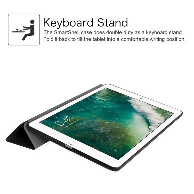 CucKooDo для iPad 9 7 дюймов 2017 ультра тонкий чехол смарт телефона с функцией