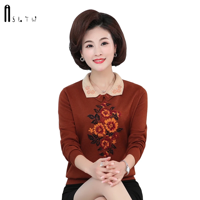 Свитер ASLTW Женский осенний Повседневный с длинным рукавом свитер высокого
