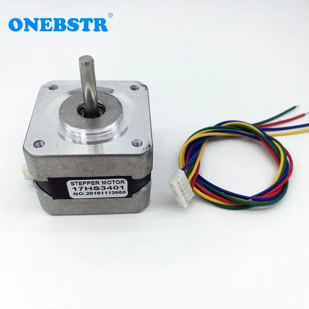 Шаговый электродвигатель 17HS3401 42bygh 4 lead Nema17 1.3A для мотора XYZ 42 17 nema DIY Запчасти 3D