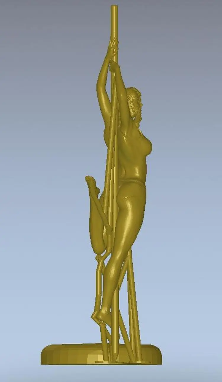 3d модель рельef для ЧПУ или 3D принтеров в формате STL статуя dancer_2|3d model relief|3d relief modelfor