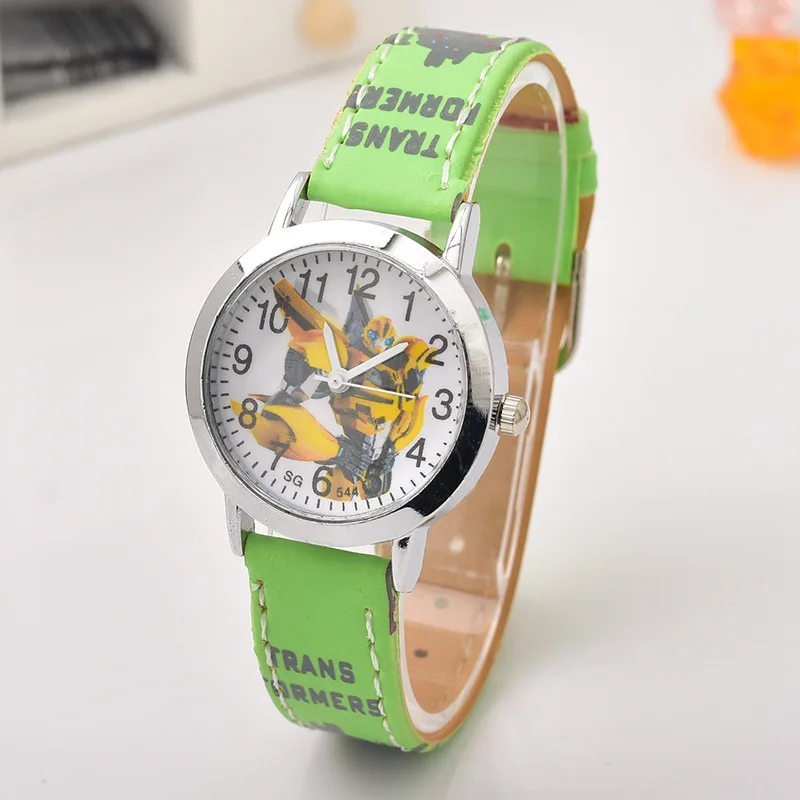Новинка 2019 модные детские часы с роботом-деформацией студенческие браслетом