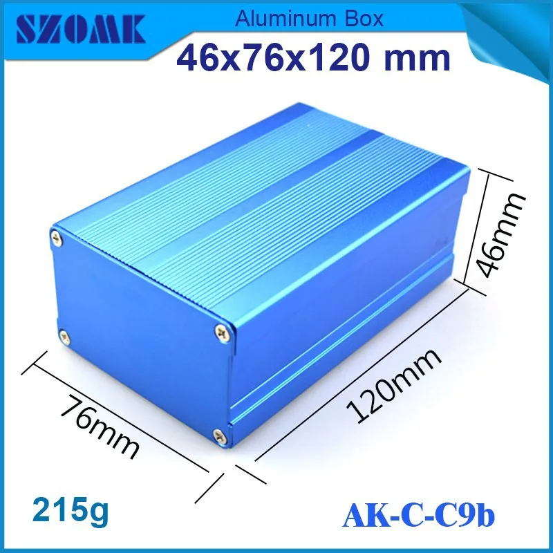 

10 pcs/lot aluminum boxes electronics for GPS enclosures surface good looking fit PCB size 41x68 mm aluminum housing