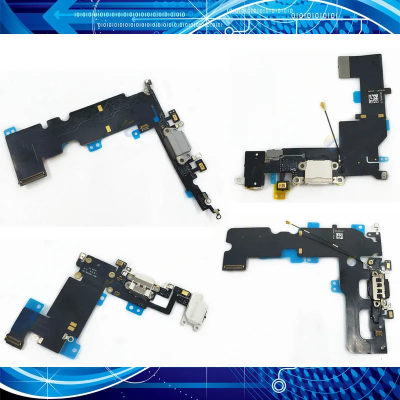 Разъем зарядного устройства для iPhone 7 7g 7plus 8 8plus 5 se зарядный порт USB док разъем