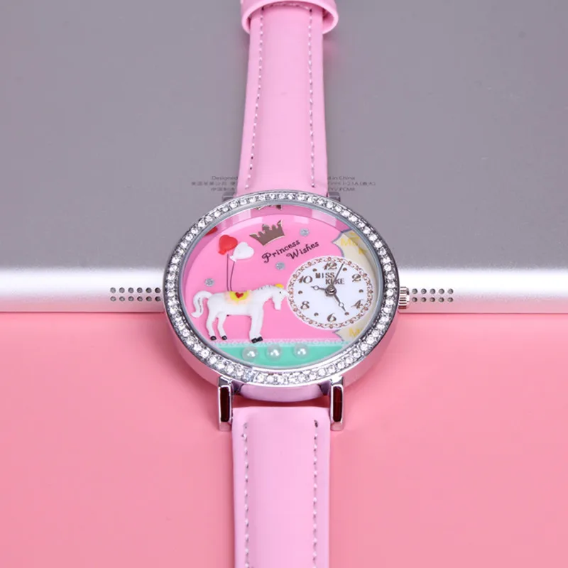 Женские кварцевые часы с ремешком в виде единорога Miss Keke|wristwatch women|wristwatch quartz