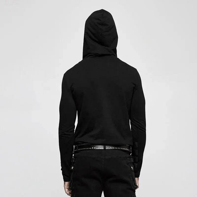 Для мужчин s толстовка панк пуловер bts Свитшот slim fit толстовки тяжелый металл с