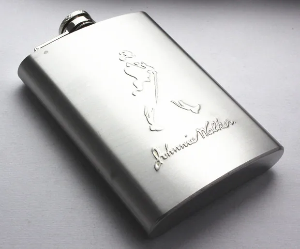 Новая фляга из нержавеющей стали 7 унций рельефный флакон фляжки для вина пива