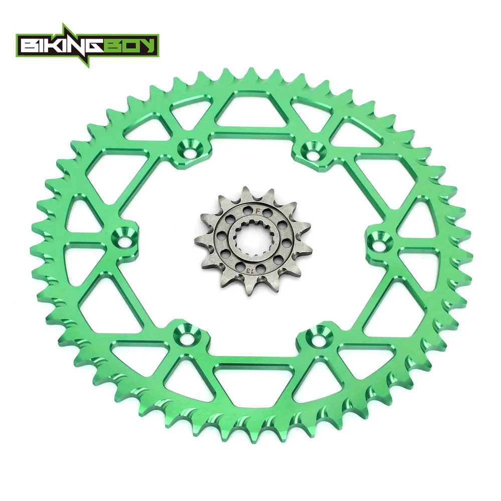 BIKINGBOY передняя 13T Задняя 48 T 52 Звездочка для Kawasaki KLX 450 R 2007 2008 2009 2010 2015 KX F 06 07 08 09 10 11 12