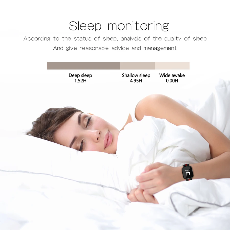 2017 roadtec водонепроницаемый пульсометр кровяного давления шагомер Sleep Monitor Smart Watch