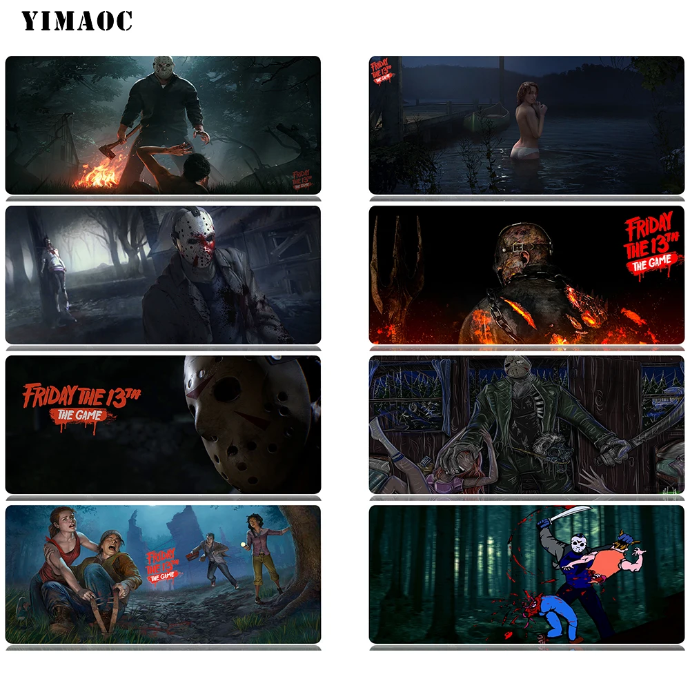 YIMAOC Friday 13 игровая коврик для мыши 30x70 см компьютерная Противоскользящий