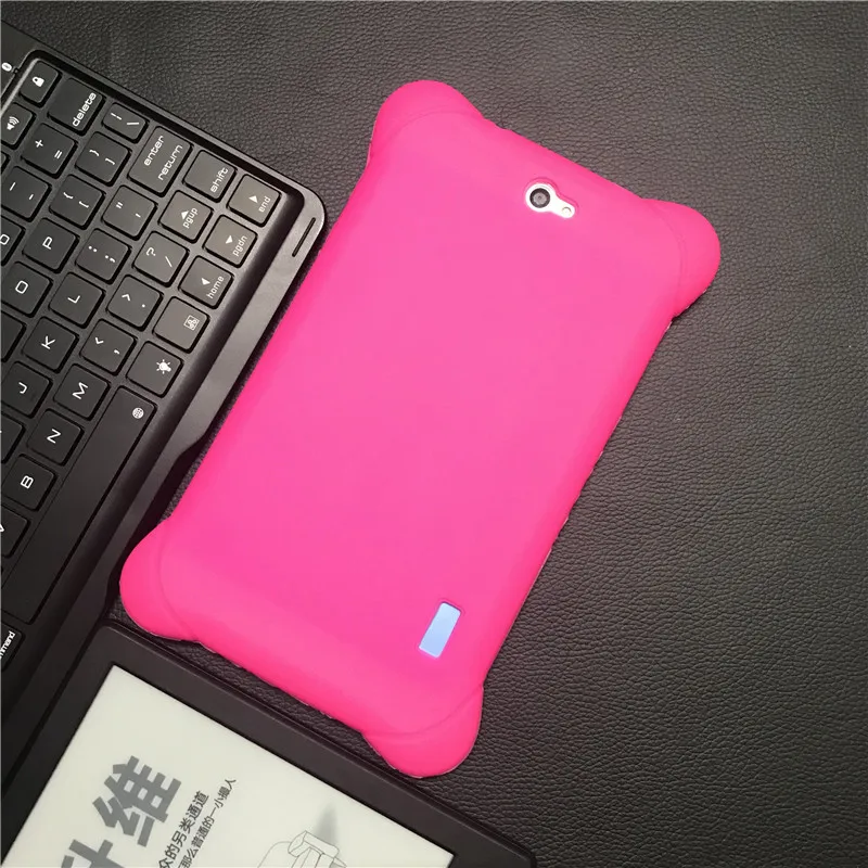 Rose Защитной оболочки для iPhone 7 дюймов Prestigio Wize 4317 4227 4117 1157 1177 3437 3537 3637 3407 3g 4G Мягкая силиконовая задняя крышка-Чехол - Color: Rose
