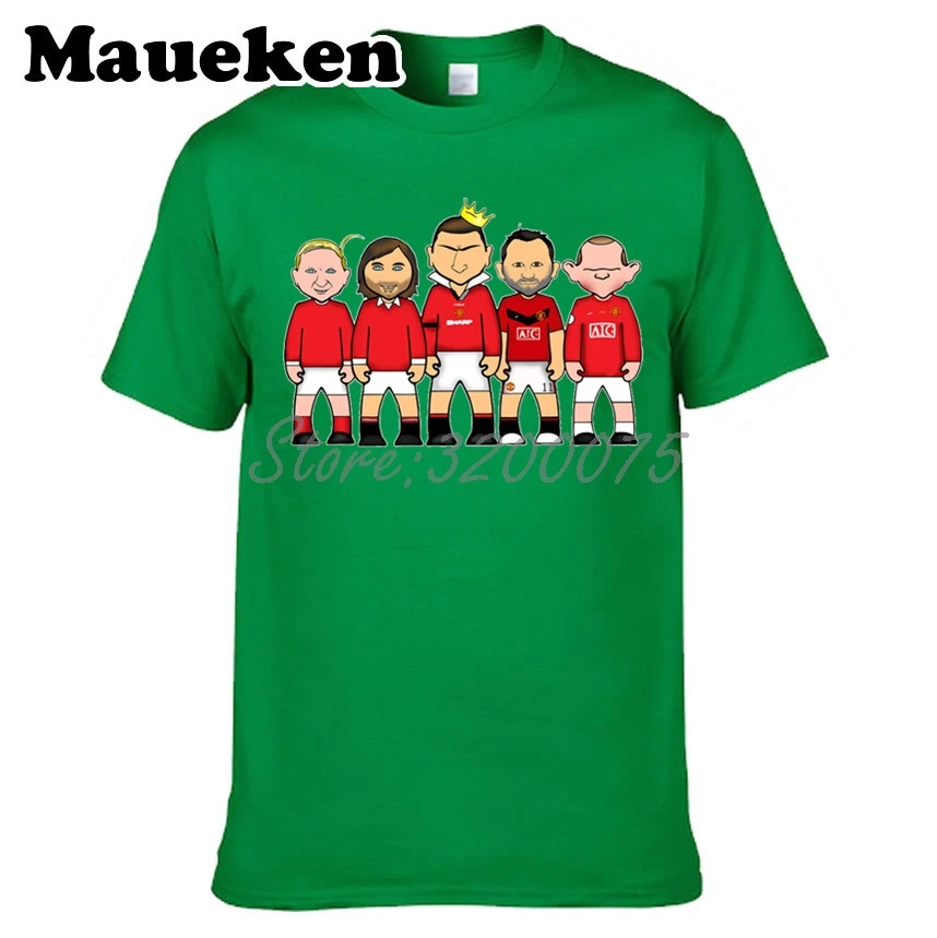 10 Мужская футболка Legends King Eric Cantona George Best Wayne Rooney Ryan Giggs Bobby Charlton одежда футболка мужская футболка W0515012 - Цвет: 10