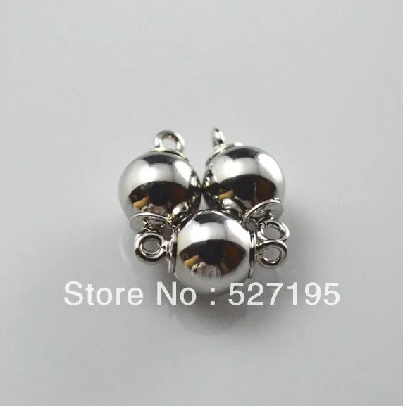 

Бесплатная доставка, Высококачественная родиевая прочная круглая застежка, прочная магнитная застежка, фонарь, застежка